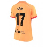 Fotbalové Dres Atletico Madrid Saul Niguez #17 Dámské Alternativní 2022-23 Krátký Rukáv
